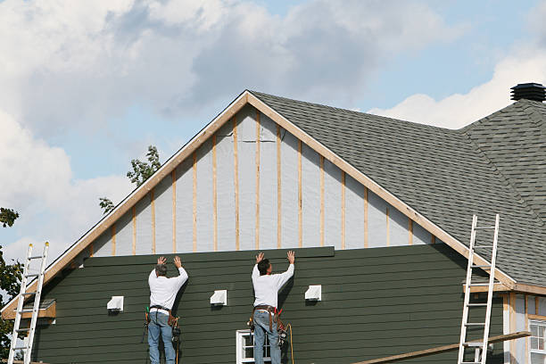 Professional Storm Damage Siding Repair technician working in Cranberry, PA